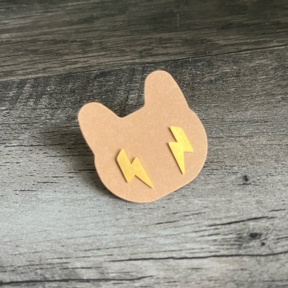 Lightening Bolt Stud Earrings - Picture 4 of 9